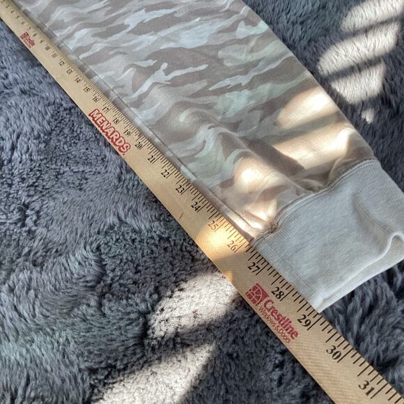 Athleta Balance Printed Jogger Pants Oatmeal Heather Camo Print Ankle Size Large - Picture 12 of 12